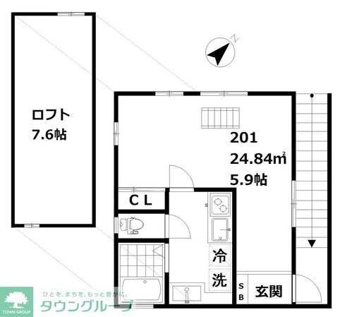トライプレックス高輪台の物件間取画像